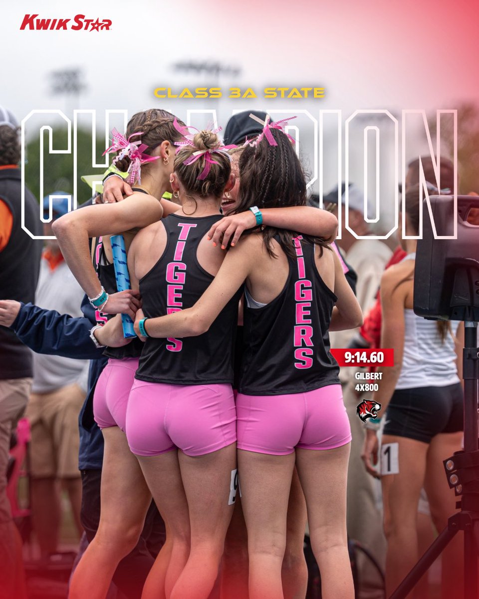🚨𝟯𝗔 𝗚𝗜𝗥𝗟𝗦 𝟰𝘅𝟴𝟬𝟬 𝗖𝗛𝗔𝗠𝗣𝗜𝗢𝗡🚨

GILBERT BREAKS THE 3A RECORD TO BECOME STATE CHAMPS IN THE 3A GIRLS 4x800 😳

#iahstrk Luke Patton <a href="/gilbert_tf/">Gilbert Boys Track & Field</a>