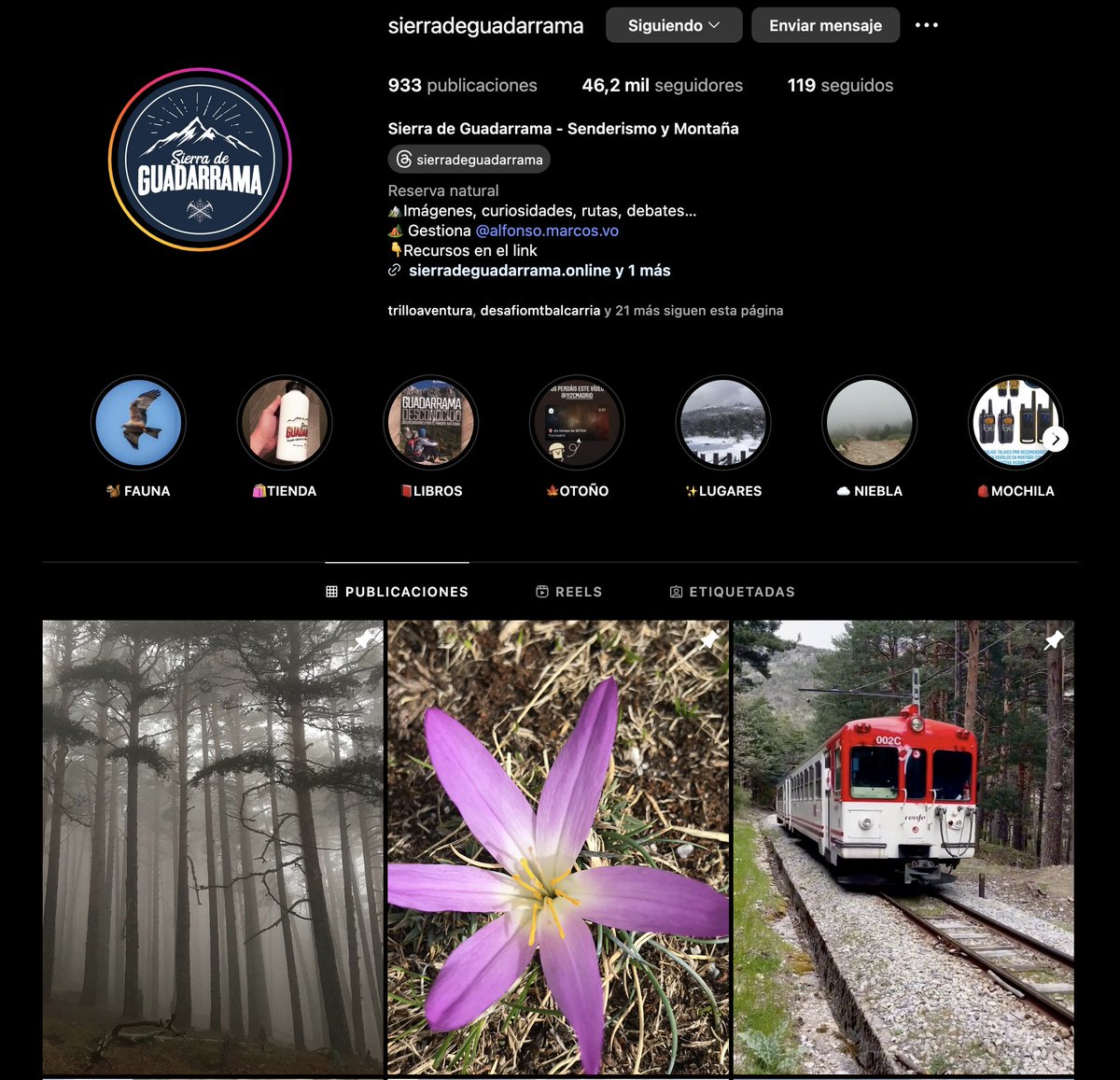 oben_es's tweet photo. 🗻 El perfil de la #SierradeGuadarrama en Instagram nació como un simple proyecto personal sin grandes pretensiones. Con más de 46.000 seguidores es un compromiso con estas montañas, su conservación y la difusión de sus historias y curiosidades. https://t.co/7yyc7wkgBq https://t.co/DeVVwilK04