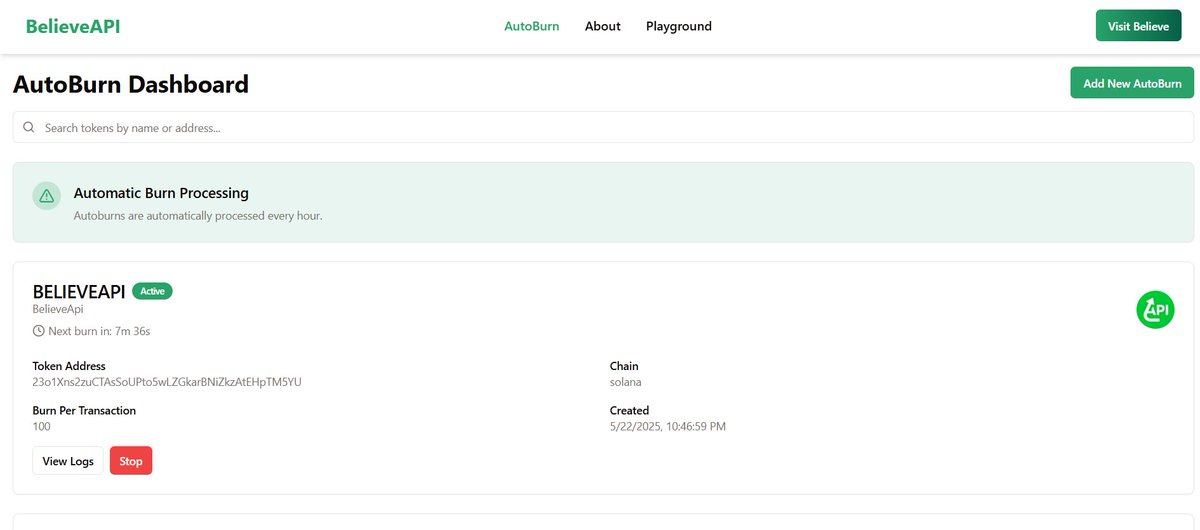 believeAPI tweet media