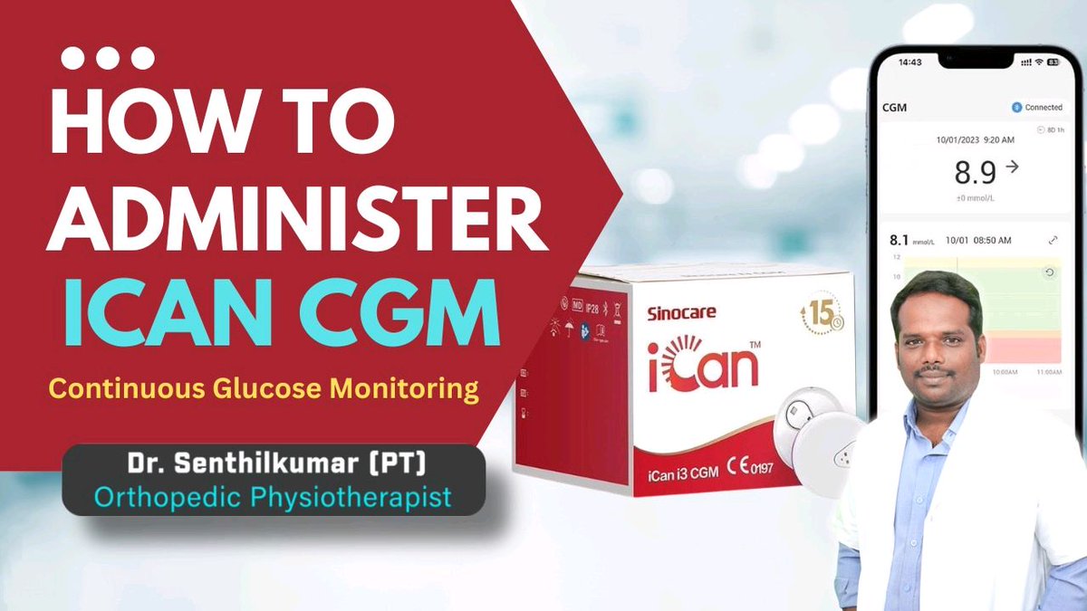sencrazy86's tweet photo. Take control of your glucose levels with ease! Learn all about the iCan CGM with Dr. Senthilkumar's guide.
https://t.co/BLqR2q2aED
 🎯#HealthTech #ContinuousGlucoseMonitoring https://t.co/UwZJ84mrOr