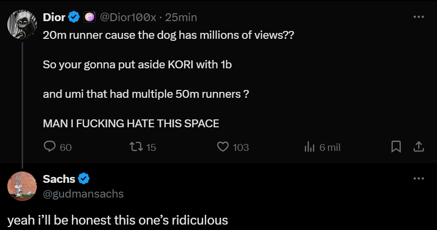 This right here is the perfect example of why CT is so toxic. These two KOLs throwing FUD at a coin that was all community, just because they were sidelined. Crazy. If they don’t get a piece of the pie, they FUD and don’t care about anyone else. Higher $KING