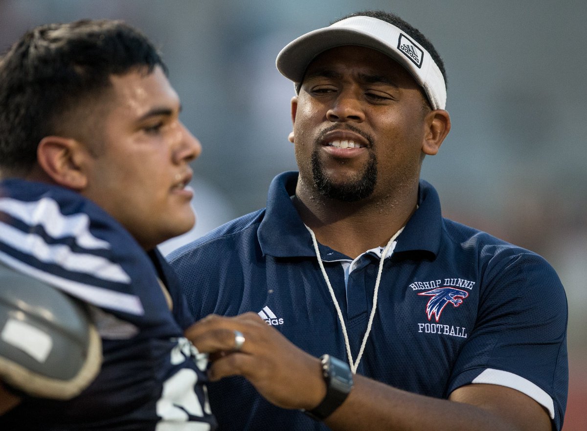 Greg Riddle (@dmngregriddle) on Twitter photo Two-time state championship coach Michael Johnson is named head football coach at Samuell.
Johnson won TAPPS Division I state titles at Bishop Dunne in 2014 and 2018.
Read: dallasnews.com/high-school-sp…
#txhsfb <a href="/SportsDayHS/">SportsDayHS</a> <a href="/dallasathletics/">Dallas ISD Athletics</a> <a href="/dallasschools/">Dallas ISD</a> <a href="/BishopDunne/">Bishop Dunne</a> <a href="/Duncanville_FB/">Duncanville High School Football 🏈</a> Two-time state championship coach Michael Johnson is named head football coach at Samuell.
Johnson won TAPPS Division I state titles at Bishop Dunne in 2014 and 2018.
Read: dallasnews.com/high-school-sp…
#txhsfb <a href="/SportsDayHS/">SportsDayHS</a> <a href="/dallasathletics/">Dallas ISD Athletics</a> <a href="/dallasschools/">Dallas ISD</a> <a href="/BishopDunne/">Bishop Dunne</a> <a href="/Duncanville_FB/">Duncanville High School Football 🏈</a>