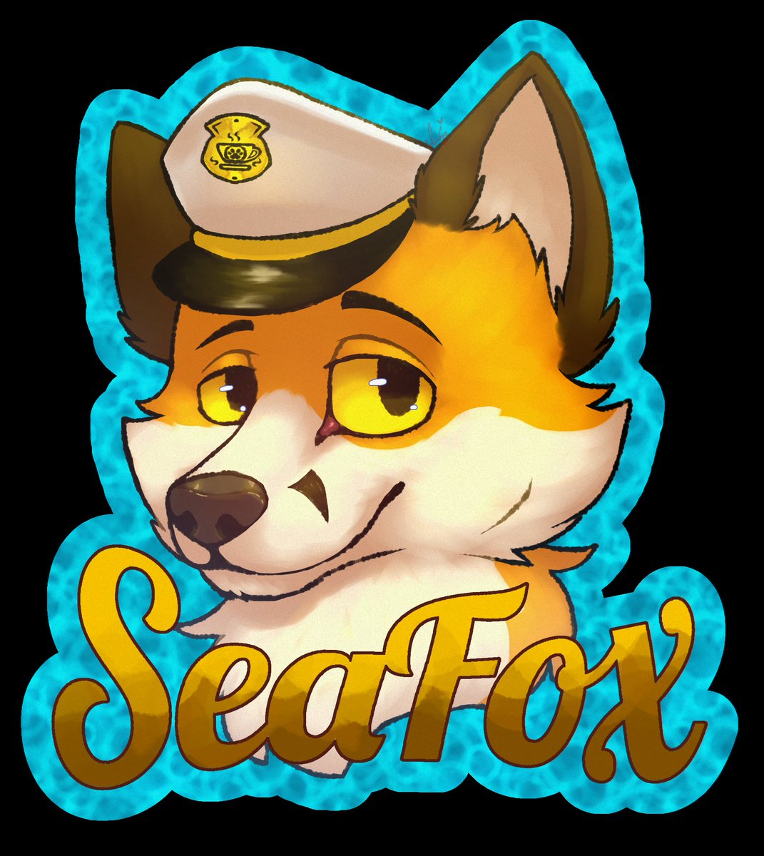 DangerAlexDraw's tweet photo. Finished badge for my beloved @SeaFox2901 💖✨ We're ready to have fun at Sunfest!!! ✨

#furryartists #furry #furryfox #furryartworks https://t.co/waqMIdt50C