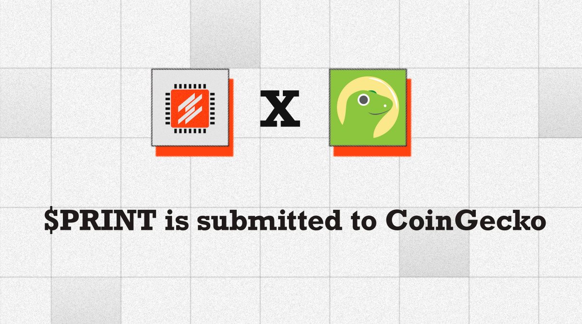 Just submitted the listing request for Printer AI on CoinGecko.

🎫 Request ID: CL2205250035

🔗 GeckoTerminal URL: geckoterminal.com/solana/pools/G…