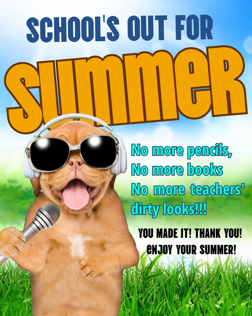 🎉 School’s out for summer! ☀️
Time to trade textbooks for sunshine, fun, and well-deserved relaxation.

🙏 Thank you to our amazing students, staff, and families for an unforgettable year.

#SchoolsOut #HelloSummer #OPSFoundation #OlatheProud