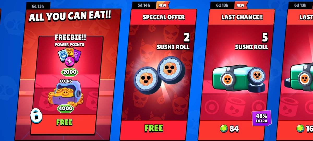 brawlorzo's tweet image. X2 Free Sushi Roll Click On the Link To Claim 🎁✨
link.brawlstars.com/?action=vouche…
#GiftedBySupercell #brawlstars