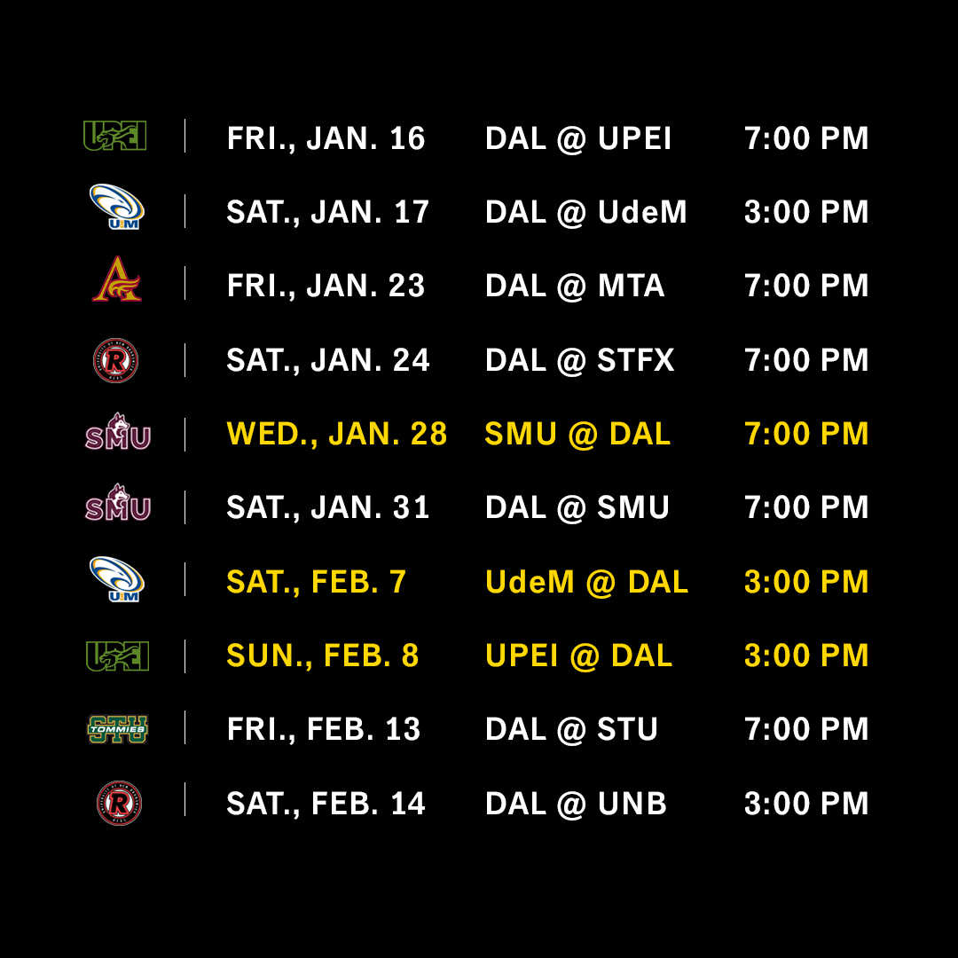 Heads up Tigers fans! Our women's hockey schedule is here!