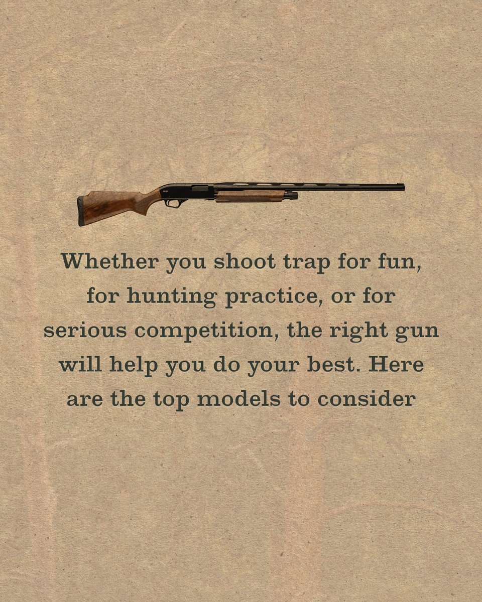 FieldandStream's tweet image. Trap shooting is simple—but not easy. The right gun can make all the difference. We’ve rounded up 11 of the best trap guns according to experts.

Learn more - fieldandstream.com/shooting-gear/… 💥

#TrapShooting #Shotguns #FieldAndStream