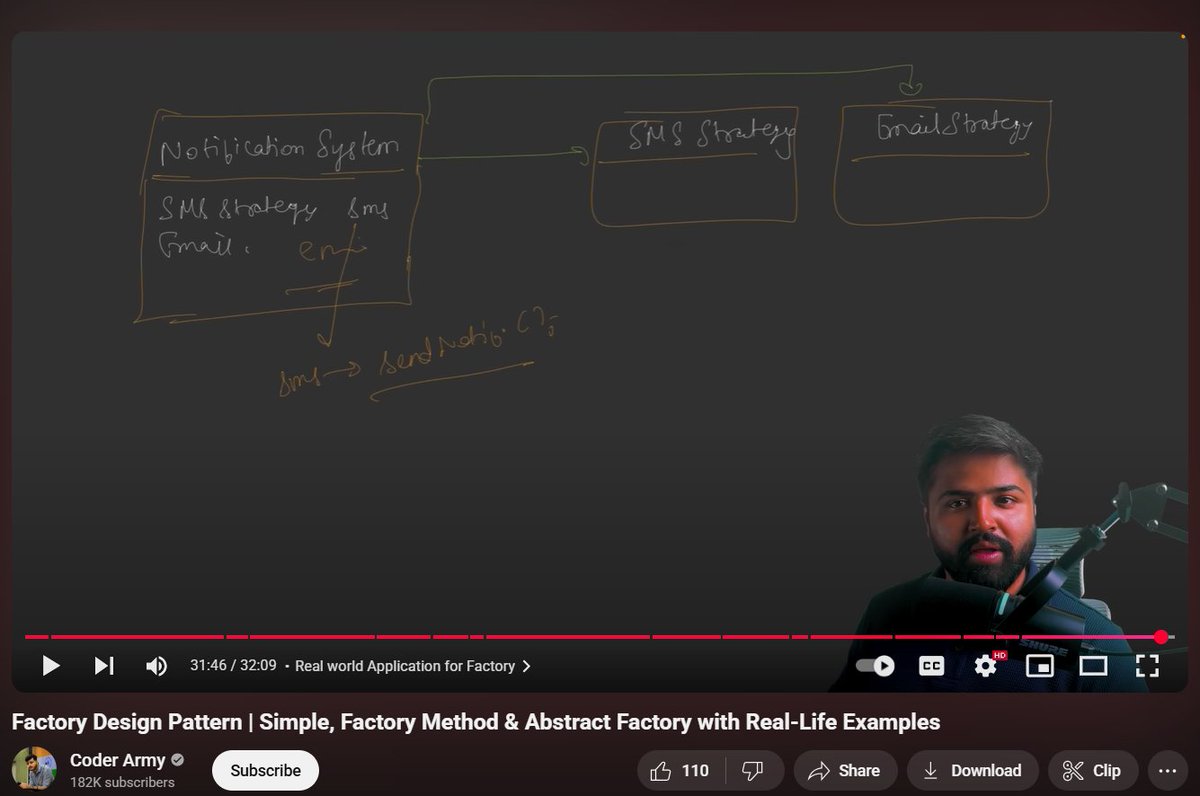 Abhishe45296976's tweet photo. #Day10 #LLD #8WeeksChallenge #CodingJourney
Solved 'Reverse Linked List II' 🔁 and learned about the Factory Design Pattern 🏭 in LLD. Step by step, getting better every day! #100DaysOfCode https://t.co/ffebBR6UlJ