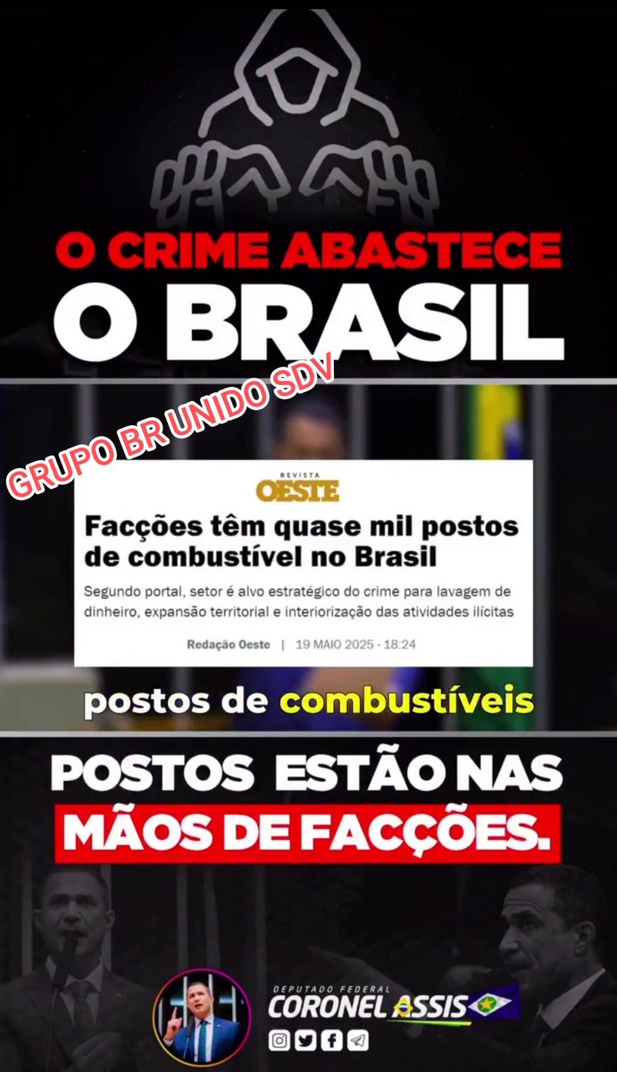 🇧🇷William Patriota.'.🇧🇷 (@williamjpatriot) on Twitter photo #BRUNIDOSDV🇧🇷
👉O CRIME ABASTECE O BRASIL! QUASE MIL POSTOS DE COMBUSTÍVEIS ESTÃO NAS MÃOS DE FACÇÕES! ⛽
<a href="/WilliamJPatriot/">🇧🇷William Patriota.'.🇧🇷</a>
<a href="/Fer_Dem83/">Fernanda Demétrio🇧🇷</a>
<a href="/Fernand80013911/">Fernanda</a>
<a href="/silveira50/">LENA BASSANI</a>
<a href="/LeilaLicio/">🇧🇷Leila Dias Licio🇧🇷</a>
<a href="/REJLYR/">`✵•.¸,✵°✵.。.✰ RÊ LYRIO B22 25 K ✰.。.✵°✵,¸.•✵´</a>
<a href="/denisegouveia3/">denise gouveia</a>
<a href="/ALSBW01/">❀ᬁ𝑨𝒏𝒂𑜞᭄ᬁ 𝑩𝒂𝒏𝒌𝒆𝒓 🪄</a>
<a href="/SimplesmenteRe/">ReGina 🇧🇷✨</a>
<a href="/IreteSouza/">Irete de Souza</a>
<a href="/LaFenix61/">La Fênix</a>
<a href="/Direita_83/">Mito Maníaca 👊🏻🇧🇷</a>
@nuu0204 #BRUNIDOSDV🇧🇷
👉O CRIME ABASTECE O BRASIL! QUASE MIL POSTOS DE COMBUSTÍVEIS ESTÃO NAS MÃOS DE FACÇÕES! ⛽
<a href="/WilliamJPatriot/">🇧🇷William Patriota.'.🇧🇷</a>
<a href="/Fer_Dem83/">Fernanda Demétrio🇧🇷</a>
<a href="/Fernand80013911/">Fernanda</a>
<a href="/silveira50/">LENA BASSANI</a>
<a href="/LeilaLicio/">🇧🇷Leila Dias Licio🇧🇷</a>
<a href="/REJLYR/">`✵•.¸,✵°✵.。.✰ RÊ LYRIO B22 25 K ✰.。.✵°✵,¸.•✵´</a>
<a href="/denisegouveia3/">denise gouveia</a>
<a href="/ALSBW01/">❀ᬁ𝑨𝒏𝒂𑜞᭄ᬁ 𝑩𝒂𝒏𝒌𝒆𝒓 🪄</a>
<a href="/SimplesmenteRe/">ReGina 🇧🇷✨</a>
<a href="/IreteSouza/">Irete de Souza</a>
<a href="/LaFenix61/">La Fênix</a>
<a href="/Direita_83/">Mito Maníaca 👊🏻🇧🇷</a>
@nuu0204