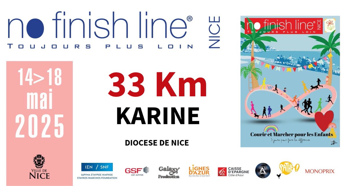 KarineKirkorian's tweet photo. Ravie d’avoir participé à la No Fish Line avec l’équipe du Diocèse de Nice, qui est arrivée 1ère dans sa catégorie et 5ème au classement général ! 

Une expérience enrichissante et solidaire, avec 33 km de marche parcourus.

Merci à tous ceux qui ont rendu ce moment possible. 🙌🏼

#Solidarité #Nice #NoFishLine #marche #sport
