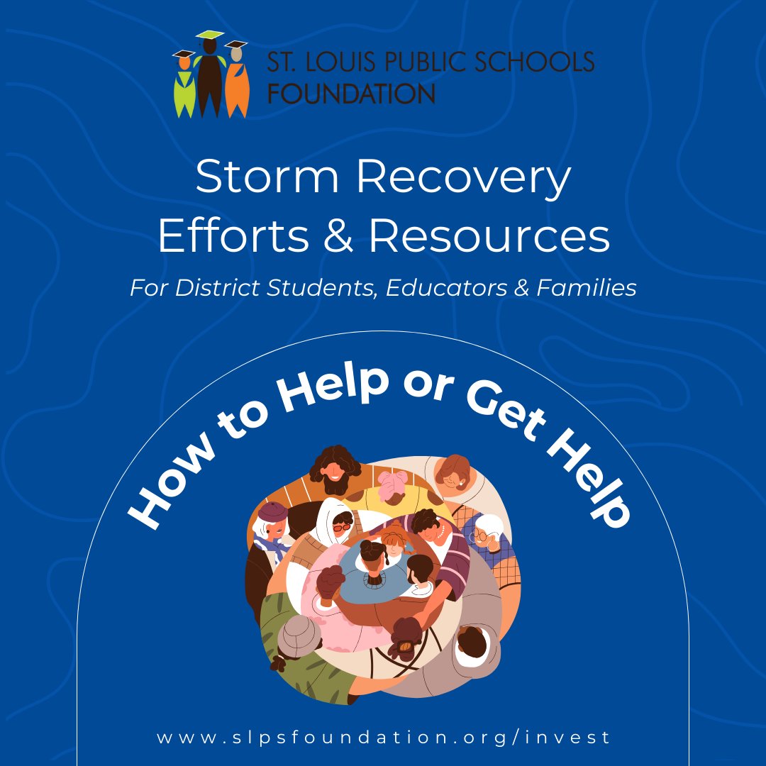 StlEdFund's tweet image. 100% of gifts will go toward supporting the health, wellness, and recovery of SLPS students, educators, and families. 

Donate to relief efforts at: tinyurl.com/4tbeykp8.