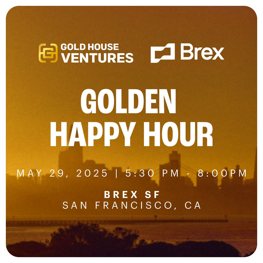 Brex (@brexhq) on Twitter photo The AAPI community is building the future of tech, and we're proud to support it.
Join us and our friends at <a href="/GoldHouseCo/">GOLD HOUSE</a> on 5/29 as we celebrate AAPI Heritage Month by bringing together AAPI operators and investors for a night of connection.
RSVP: bit.ly/4jl6C80 The AAPI community is building the future of tech, and we're proud to support it.
Join us and our friends at <a href="/GoldHouseCo/">GOLD HOUSE</a> on 5/29 as we celebrate AAPI Heritage Month by bringing together AAPI operators and investors for a night of connection.
RSVP: bit.ly/4jl6C80