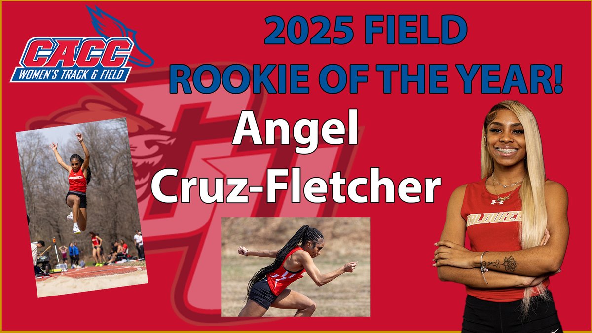 Caldwell Athletics (@caldwellcougars) on Twitter photo Cruz-Fletcher Named <a href="/CACC01/">Central Atlantic Collegiate Conference</a> Women's Field Rookie of the Year; @cuxctf Freshman Won Two Medals In Championships
caldwellathletics.com/news/2025/5/22… Cruz-Fletcher Named <a href="/CACC01/">Central Atlantic Collegiate Conference</a> Women's Field Rookie of the Year; @cuxctf Freshman Won Two Medals In Championships
caldwellathletics.com/news/2025/5/22…
