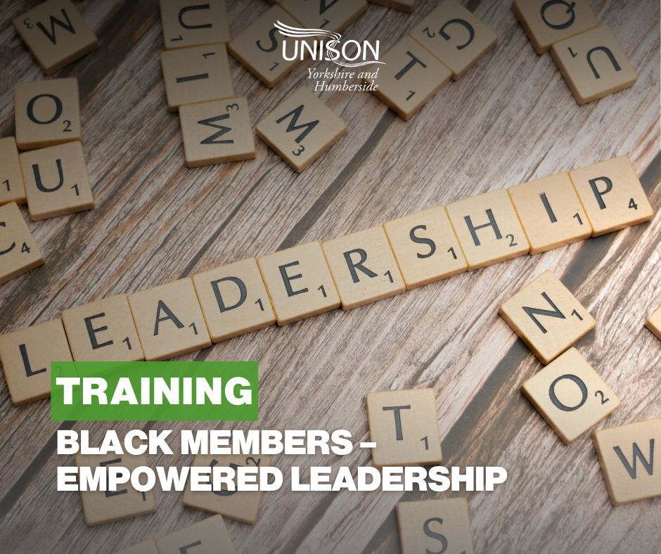 UNISON Yorkshire & Humberside (@unisonyh) on Twitter photo ๐๐ซ๐๐ข๐ง๐ข๐ง๐ !
Aimed at Black members, our empowered leadership course helps identify the links between empowerment and successful leadership.
๐ yorks.unison.org.uk/events/black-mโฆ
๐๐ฎ๐๐ฌ ๐๐ ๐๐ฎ๐ฅ๐ฒ, ๐๐๐๐ฆ - ๐๐ฉ๐ฆ, ๐๐๐๐๐๐ ๐ซ๐๐ ๐ข๐จ๐ง๐๐ฅ ๐๐๐ง๐ญ๐ซ๐, ๐๐๐๐๐ฌ ๐๐ซ๐๐ข๐ง๐ข๐ง๐ !
Aimed at Black members, our empowered leadership course helps identify the links between empowerment and successful leadership.
๐ yorks.unison.org.uk/events/black-mโฆ
๐๐ฎ๐๐ฌ ๐๐ ๐๐ฎ๐ฅ๐ฒ, ๐๐๐๐ฆ - ๐๐ฉ๐ฆ, ๐๐๐๐๐๐ ๐ซ๐๐ ๐ข๐จ๐ง๐๐ฅ ๐๐๐ง๐ญ๐ซ๐, ๐๐๐๐๐ฌ