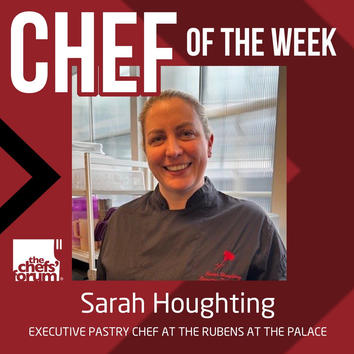 ๐๐๐ ๐ฒ๐๐๐๐โ ๐ต๐๐๐๐ยฎ๐ฝ (@thechefsforum) on Twitter photo Chef of the Week: <a href="/shoughting/">Sarah Houghting</a> Executive Pastry Chef at The Rubens at the Palace - She admires <a href="/KarimBourgi2/">Karim Bourgi</a> <a href="/cherish_finden/">Cherish Finden ้ปๆทๆ ๐ฌ๐ง๐ธ๐ฌ</a> <a href="/NinaMetayer/">Nina Mรฉtayer</a> and can't cook without butter, eggs and flour #readmore thechefsforum.co.uk/chef-of-the-weโฆ #yeschef Chef of the Week: <a href="/shoughting/">Sarah Houghting</a> Executive Pastry Chef at The Rubens at the Palace - She admires <a href="/KarimBourgi2/">Karim Bourgi</a> <a href="/cherish_finden/">Cherish Finden ้ปๆทๆ ๐ฌ๐ง๐ธ๐ฌ</a> <a href="/NinaMetayer/">Nina Mรฉtayer</a> and can't cook without butter, eggs and flour #readmore thechefsforum.co.uk/chef-of-the-weโฆ #yeschef