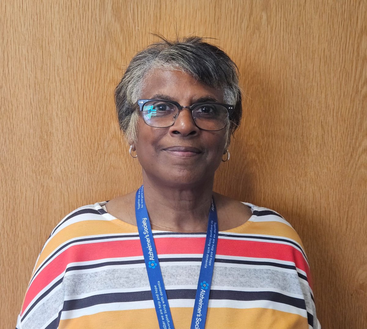 Meet Verona from the Alzheimer's Society, who is now working alongside the Dementia and Delirium Team at Queen’s Hospital on a Thursday. She's here to support patients living with dementia and their carers, helping to address any issues that may be delaying discharge.