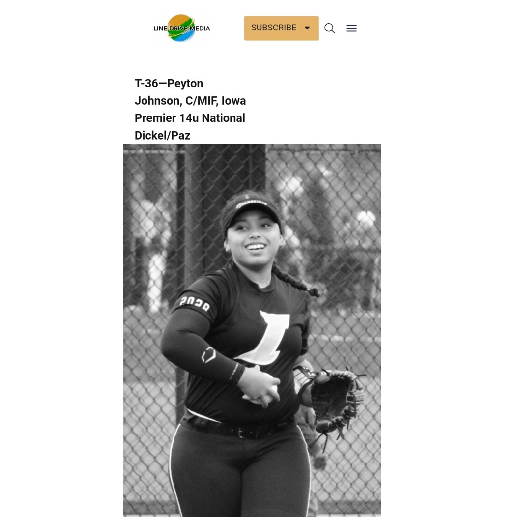 pjsoftball22's tweet photo. Thank you @LineDsoftball. It is an honor to be recognized amongst such an incredibly talented group of young ladies in the c/o 2028. The push to be better continues!
#IPFBeTheBest @IowaPremierFP @OliviaHPaz1997 @CoastRecruitsSB @TopPreps @ExtraInningSB https://t.co/bMThZNDbel
