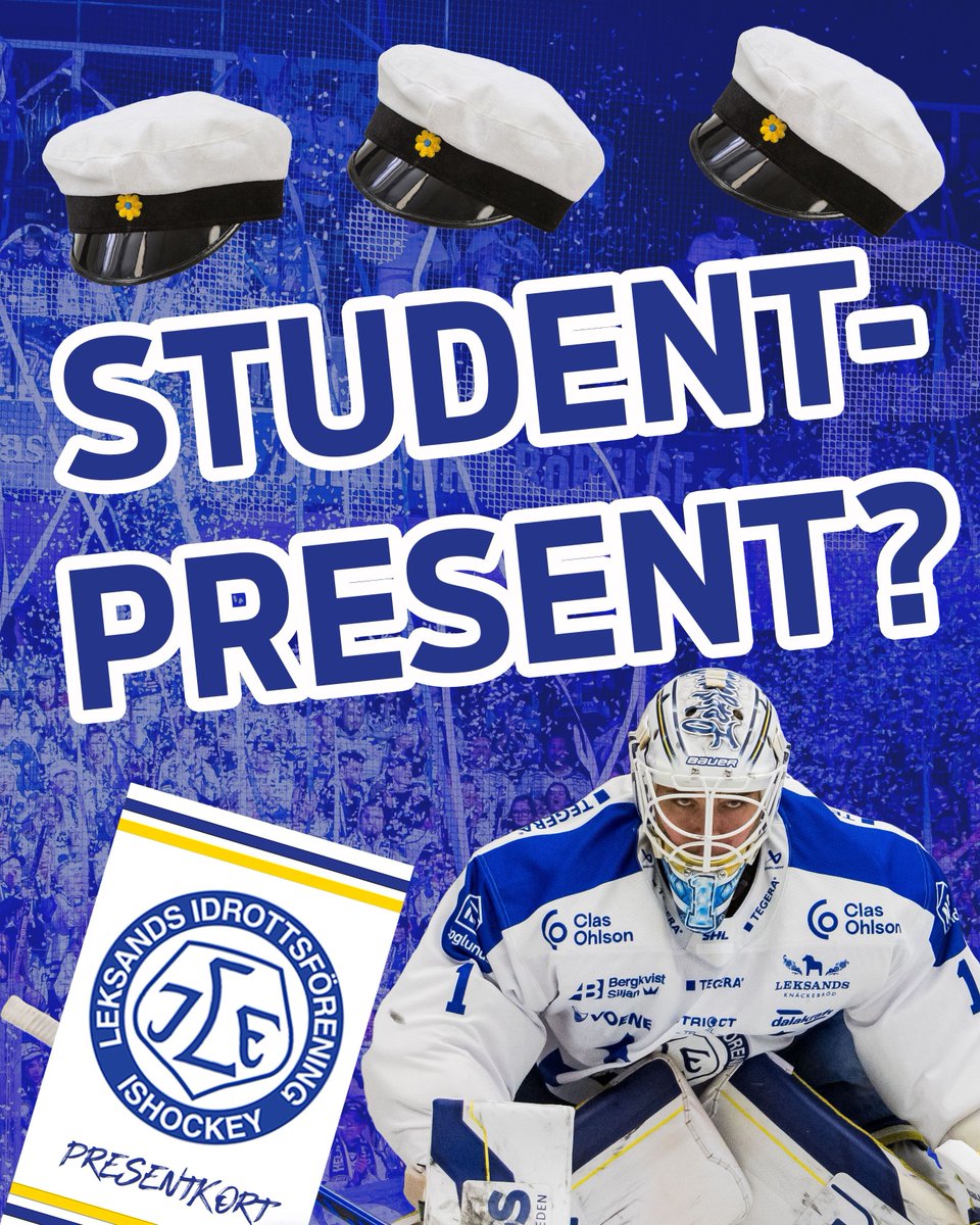 Dags att fixa studentpresenten? Köp ett presentkort och låt studenten välja vad som passar bäst! Våra presentkort gäller för samtliga biljett/biljettpaketsköp som görs via vår Tickster-biljettshop och finns i olika valörer från 100:- och uppåt.
#leksandsif
leksandsif.biz/presentkort