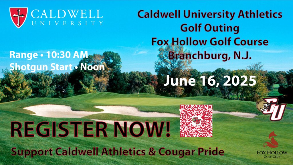 Caldwell Athletics (@caldwellcougars) on Twitter photo .<a href="/CaldwellUniv/">Caldwell University</a> Athletics Golf Outing Set for June 16 at
Fox Hollow G.C. in Branchburg New Location for 2025 Fundraiser
caldwellathletics.com/news/2025/4/25… .<a href="/CaldwellUniv/">Caldwell University</a> Athletics Golf Outing Set for June 16 at
Fox Hollow G.C. in Branchburg New Location for 2025 Fundraiser
caldwellathletics.com/news/2025/4/25…