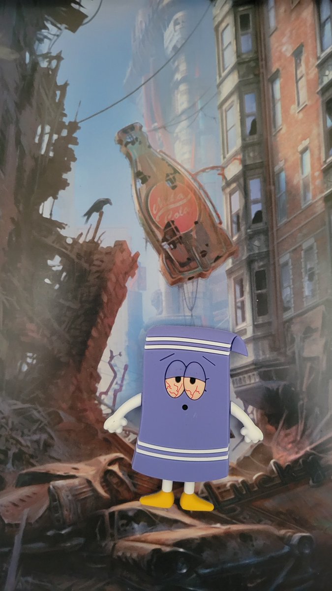CannaJournalApp's tweet photo. "Don't forget to bring a towel!" @SouthPark @fallout https://t.co/KrjX5EzgyB