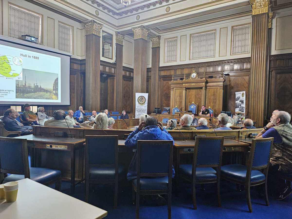 Paul Stebbing (@stebbers) on Twitter photo Really grateful to Peter Cox who has joined us at Barnsley Town Hall this evening to share the history of the Barnsley and Hull Railway. Our latest <a href="/BarnsCivicTrust/">Barnsley Civic Trust</a> and <a href="/BarnsArchives/">Barnsley Archives & Local Studies</a> talk. Really grateful to Peter Cox who has joined us at Barnsley Town Hall this evening to share the history of the Barnsley and Hull Railway. Our latest <a href="/BarnsCivicTrust/">Barnsley Civic Trust</a> and <a href="/BarnsArchives/">Barnsley Archives & Local Studies</a> talk.