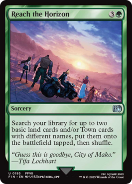 A twist on Expedition Map, and the expected Explosive Vegetation for Towns. More previews at mtgpreviews.com/FIN

Source: gameinformer.com/exclusive/2025…
🎨: <a href="/tianfajrianto/">Septian Fajrianto</a>