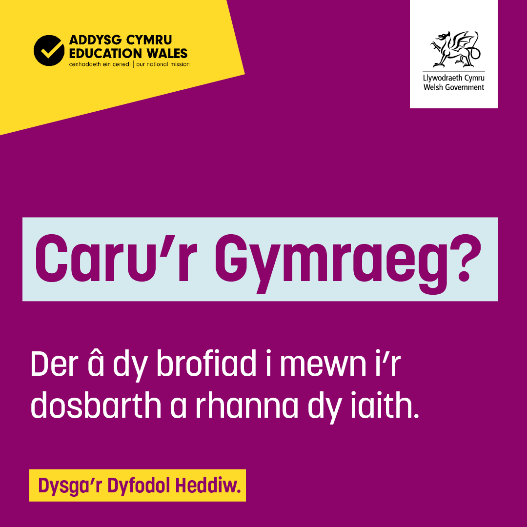 Addysgu Cymru (@addysgucymru) on Twitter photo Does dim byd tebyg i'r teimlad o hiraeth yn <a href="/EisteddfodUrdd/">Eisteddfod yr Urdd a’r Celfyddydau</a>
Gelli ddefnyddio dy Gymraeg i addysgu cenhedlaeth nesaf Cymru🌟Bydda’r athro yna yr oeddet ti’n ei edmygu.
Unrhyw gwestiynau? Dere i stondin Addysgwyr Cymru 21-22
#AddysguCymru
#YrUrdd
#Eisteddfod
<a href="/Athrofa/">Yr Athrofa: Centre for Education</a> Does dim byd tebyg i'r teimlad o hiraeth yn <a href="/EisteddfodUrdd/">Eisteddfod yr Urdd a’r Celfyddydau</a>
Gelli ddefnyddio dy Gymraeg i addysgu cenhedlaeth nesaf Cymru🌟Bydda’r athro yna yr oeddet ti’n ei edmygu.
Unrhyw gwestiynau? Dere i stondin Addysgwyr Cymru 21-22
#AddysguCymru
#YrUrdd
#Eisteddfod
<a href="/Athrofa/">Yr Athrofa: Centre for Education</a>