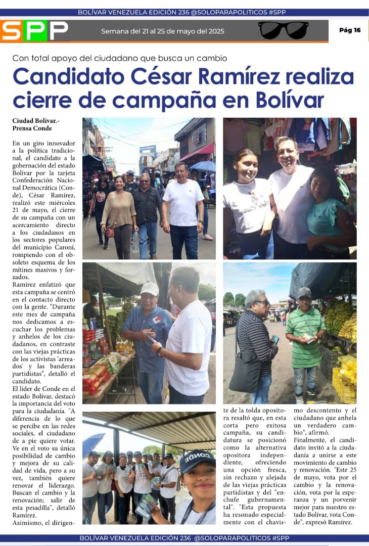 guayanaFV's tweet photo. 🚨 𝐶𝑒𝑠𝑎𝑟 𝑅𝑎𝑚𝑖𝑟𝑒𝑧: «A diferencia de lo que se percibe en las redes sociales, el ciudadano de a pie quiere votar, quiere salir de esta pesadilla. La gente quiere cambio democrático, con ruta electoral» @Cesarramirezpoz @RUBERPEREZ1970 @sppoliticos @cesarramirezgob https://t.co/Tex8t4F1NI