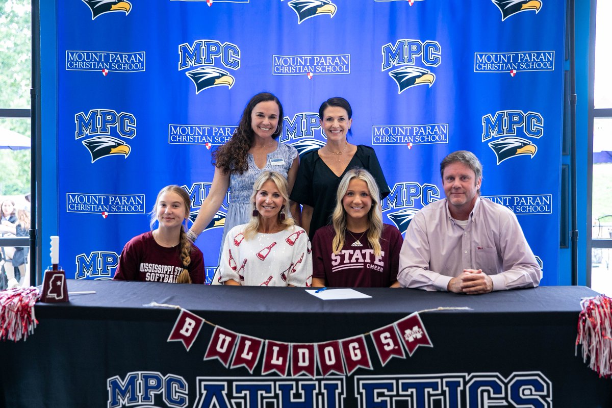 MPCAthletics's tweet photo. Congratulations to senior MPC cheerleader, AK McKenzie, for signing to cheer at Mississippi State University! We are so proud of you! Let’s go Lady Eagles! #MPCCheer #CommitmentToExcellence
#MPCWAY @MStateSpirit https://t.co/lN2UKMSS6V