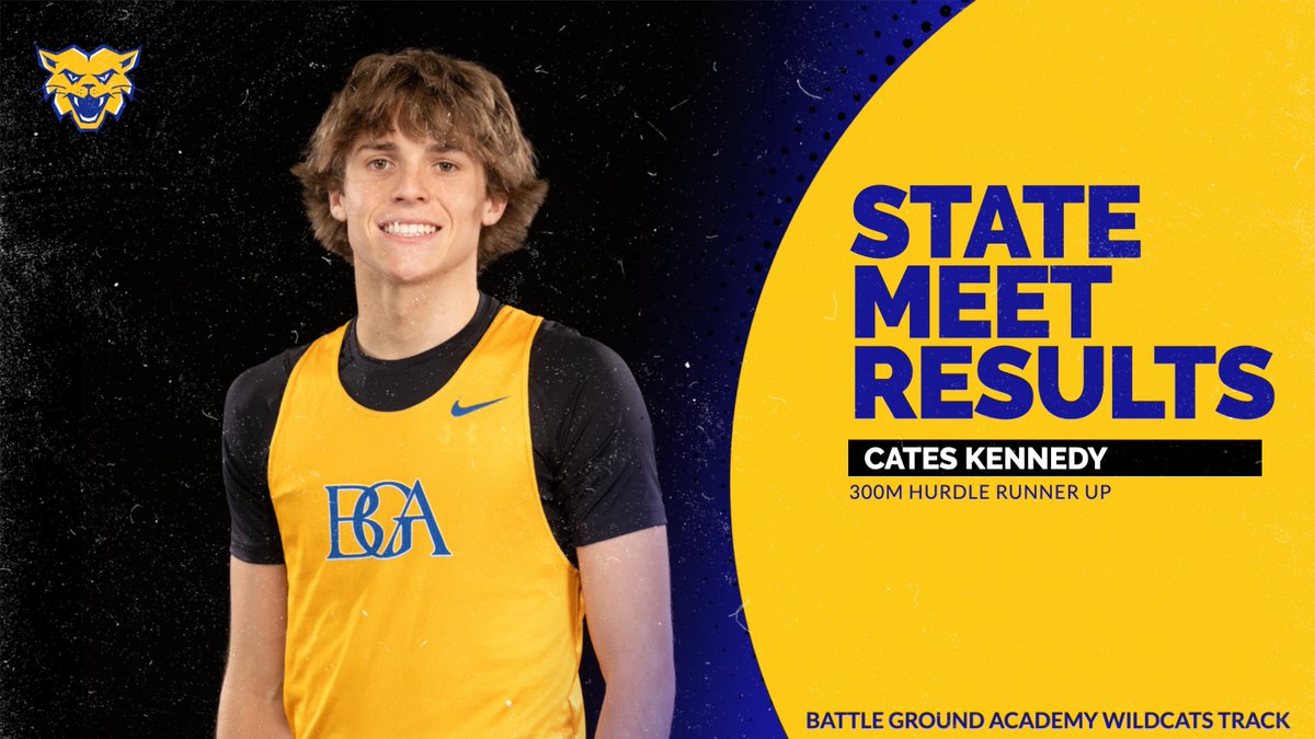 BGASports's tweet image. Congratulations, Cates! 

#ConquerandPrevail #BGAtrackandfield