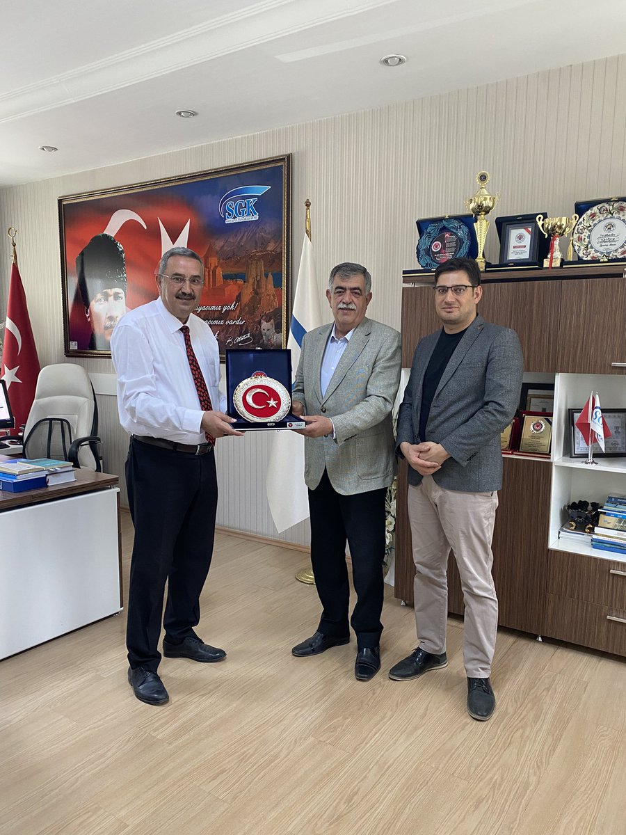 SGK İl Müdürümüz sayın Abidin GÖKSOY Beyi ziyaret ettik