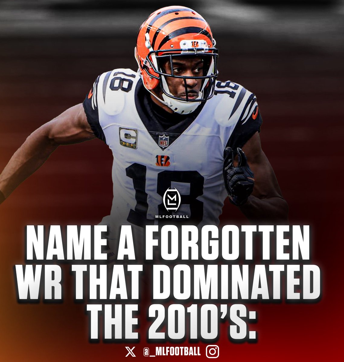 NAME A WIDE RECEIVER THAT DOMINATED IN THE 2010s…

I’ll start: AJ GREEN