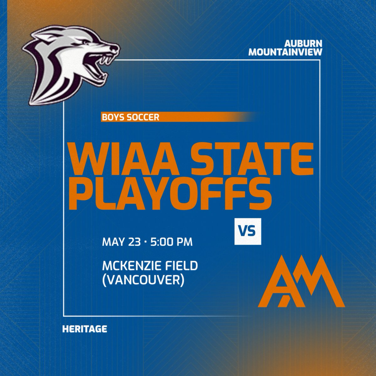 Come down to Vancouver to support boys soccer tomorrow at 5:00 vs #2 Heritage. Get your tickets online only (go to gofan.co and search Greater St. Helens 4A/3A). NO CASH ACCEPTED