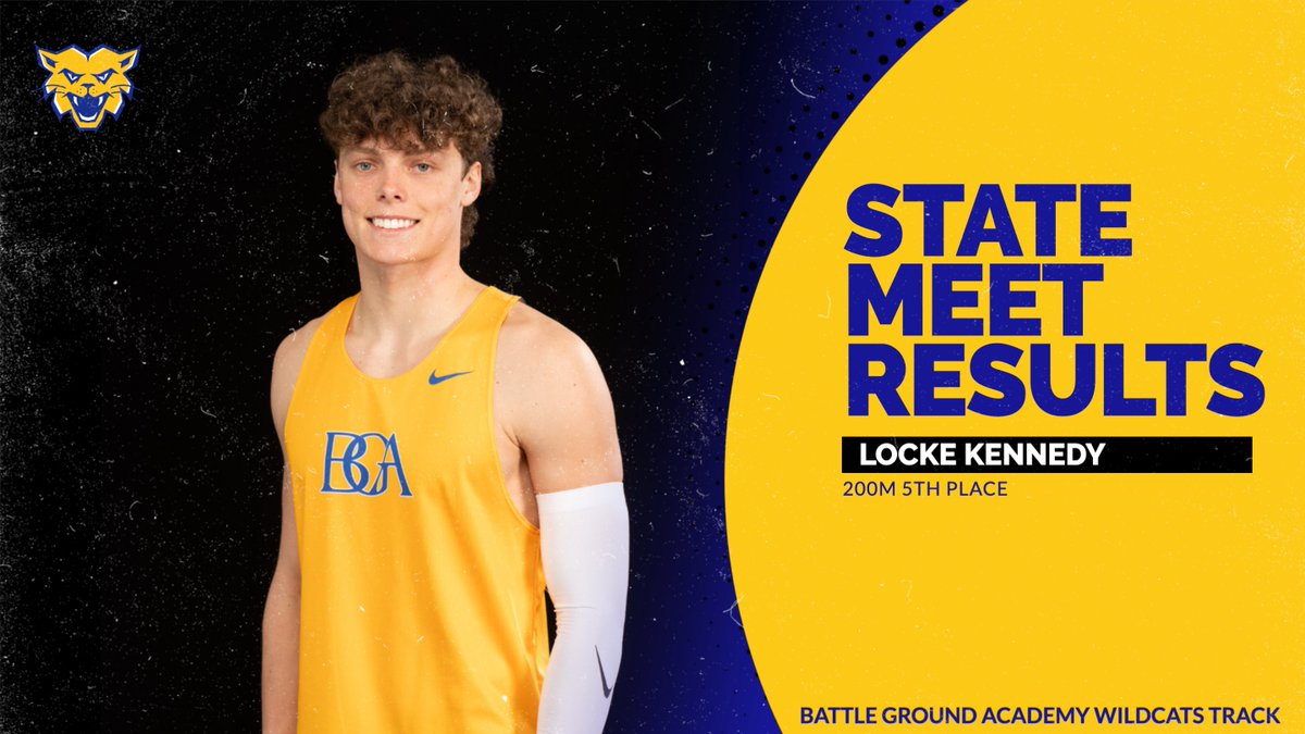 BGASports's tweet image. Congratulations, Locke! 

#ConquerandPrevail #BGAtrackandfield