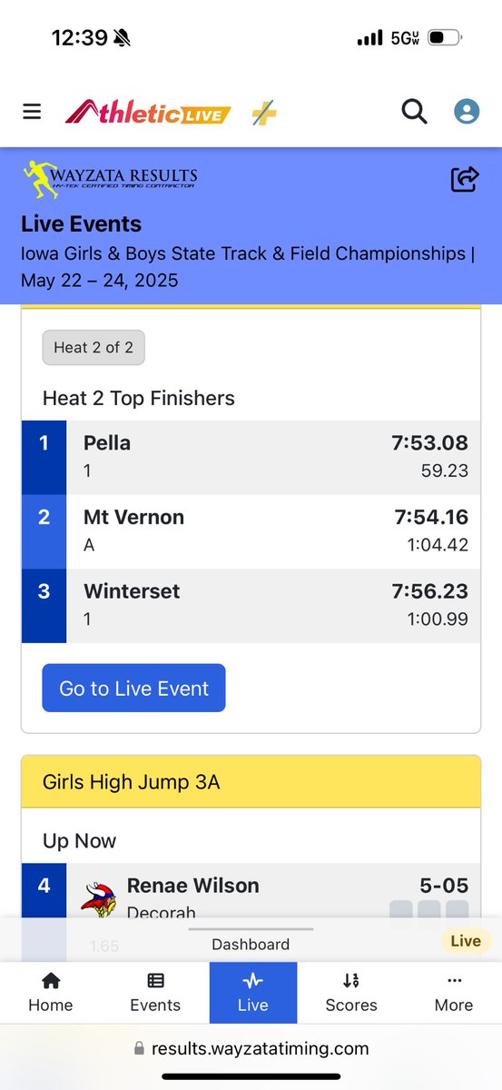 The team of Cole Hotopp, Ben Strohbehn, Collin Kessler, and Gavin Day shatter their own school record by 9 seconds! They are the first Winterset team ever to finish the 4x8 in under 8 minutes!! Congratulations fellas!! #HuskyPride