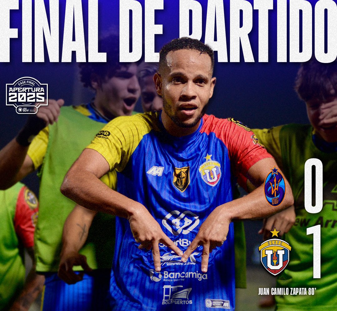 🏆 UCV TAKE POLE POSITION 🏆

UCV were the big winners yesterday, beating Deportivo La Guaira 1-0 to move into first place in their group thanks to a Juan Zapata goal. Portuguesa and Anzoategui, meanwhile, tied 1-1. 🟡🔵🔴