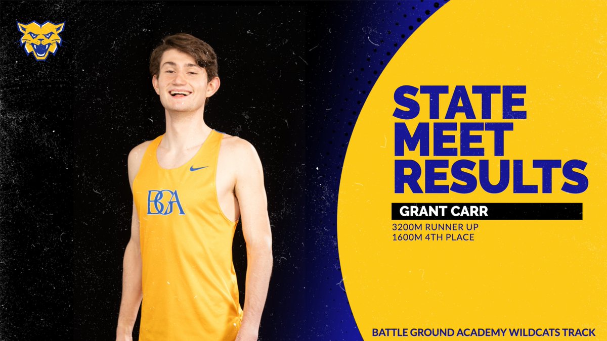BGASports's tweet image. Congratulations, Grant! 

#ConquerandPrevail #BGAtrackandfield