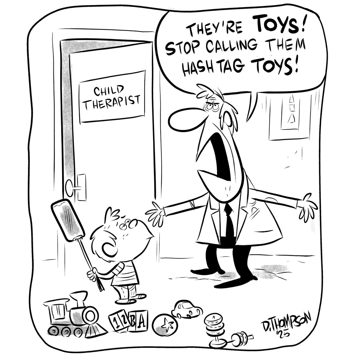 Thompsoncomics's tweet image. Good point, Doc. #comcs #humor #comicstrips