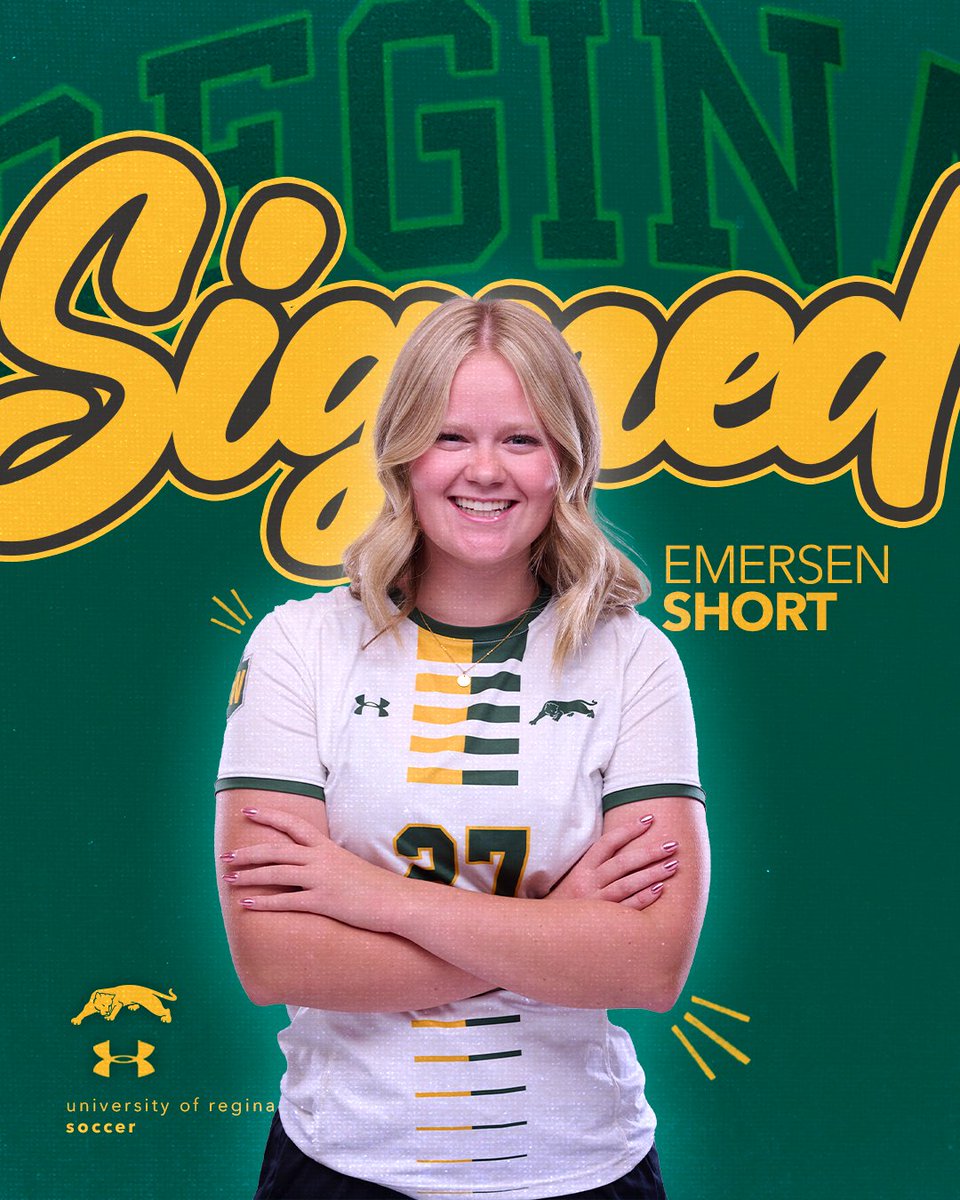 Your newest Cougar for 2025! Emersen Short is a center back from Saskatoon’s ASTRA Soccer Academy and will enroll in the Faculty of Science this fall 😺
