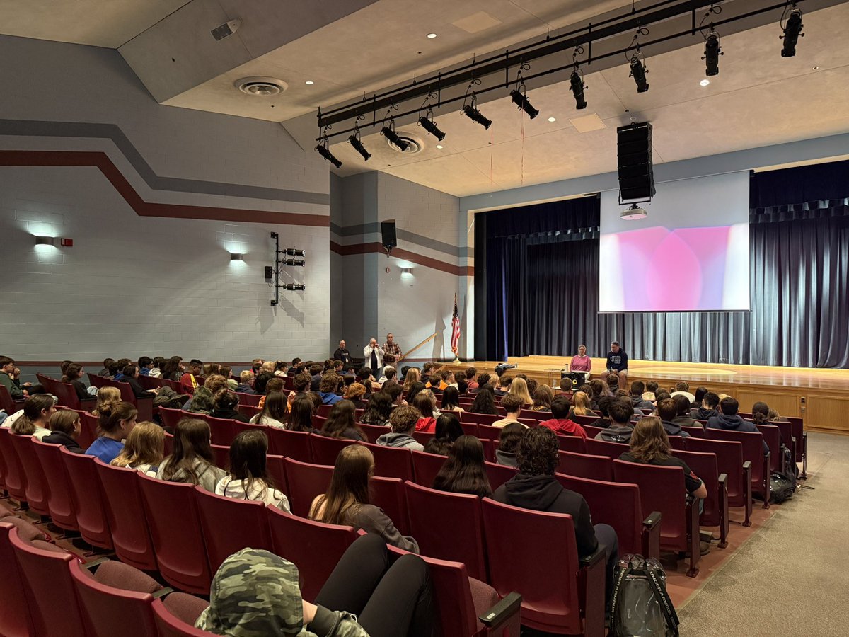 Huge thanks to Dan Duddy and Michael Colwell from the Ocean County Prosecutor’s Office for speaking with our 11th and 12th graders today. Their powerful pre-prom message on making good decisions was impactful and timely. We appreciate your commitment to our students’ safety!