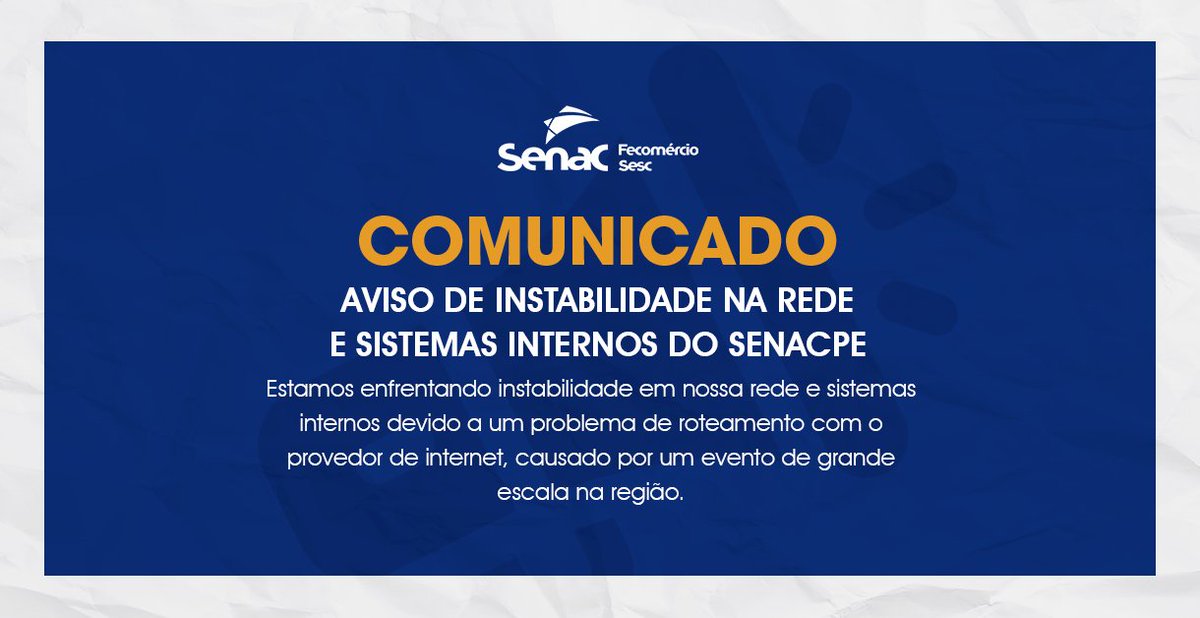 Senac Pernambuco tweet media