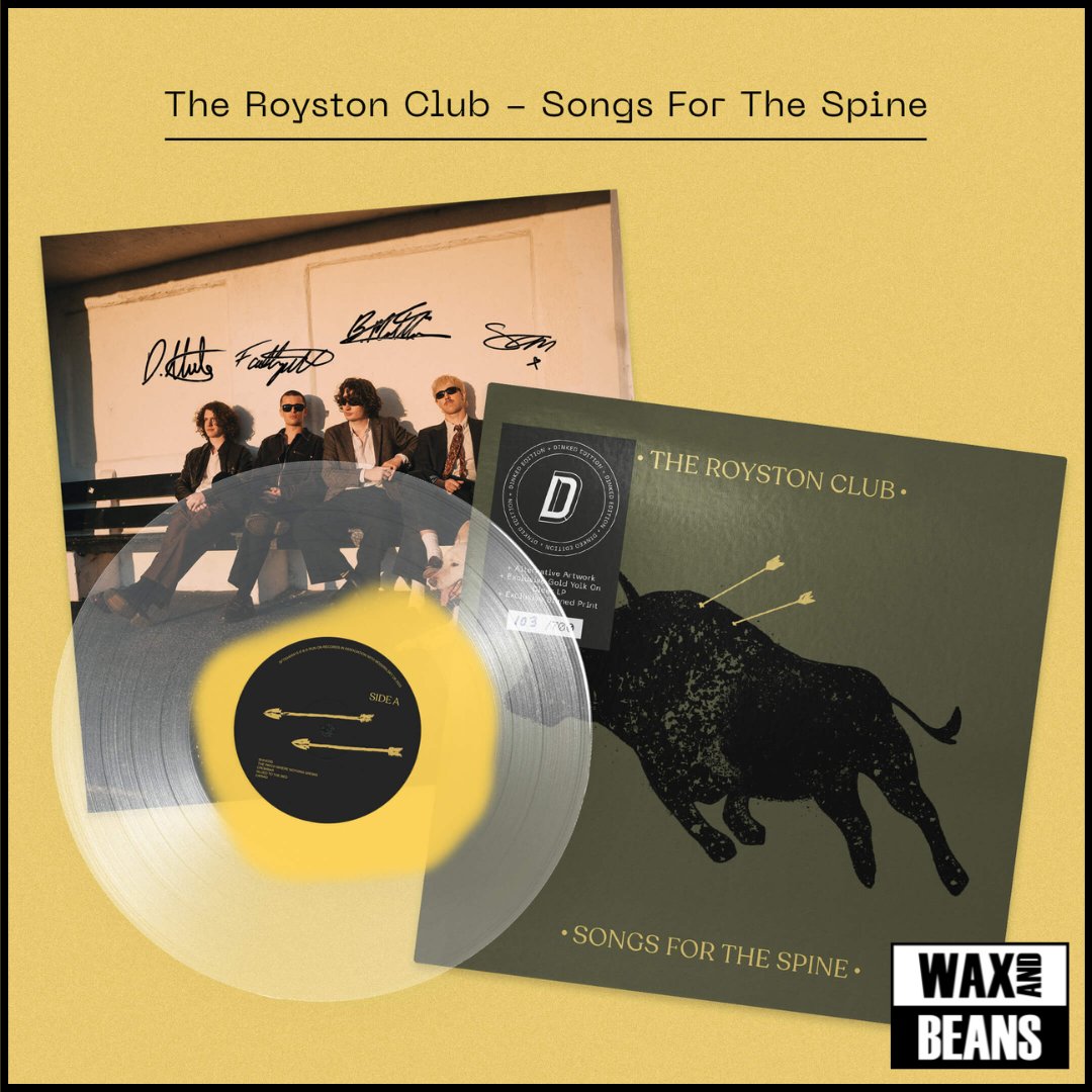 The Royston Club x <a href="/dinkededition/">DINKED</a>

Limited to 700 copies, Yolk vinyl + signed print, avail here: 
 waxandbeans.co.uk/products/the-r…