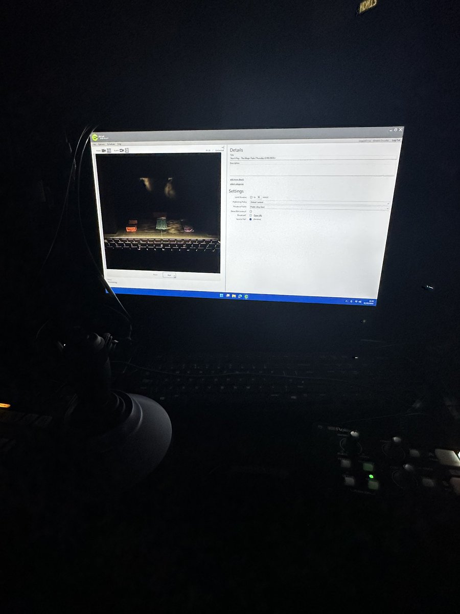 Back on filming duty this evening. #WorkLife