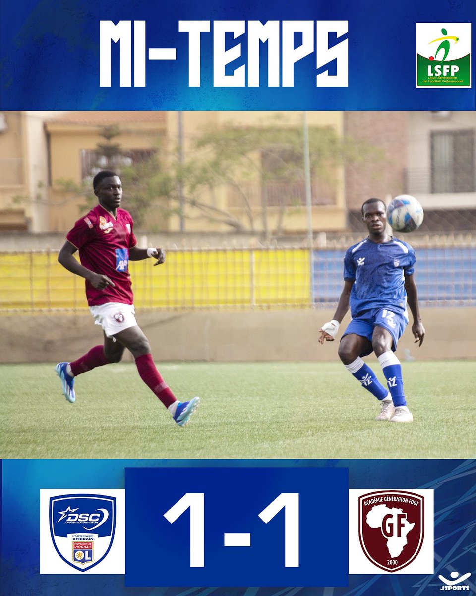 DakarSacreCoeur's tweet photo. ๐๐-๐๐๐๐๐ ๐ตโช
1๏ธโฃ - 1๏ธโฃ au stade municipal de Ngor.
Mame Mody a ouvert le score pour DSC.
#TeamDSC #DSCGF #Ligue1SN https://t.co/sHXz1DwqGF