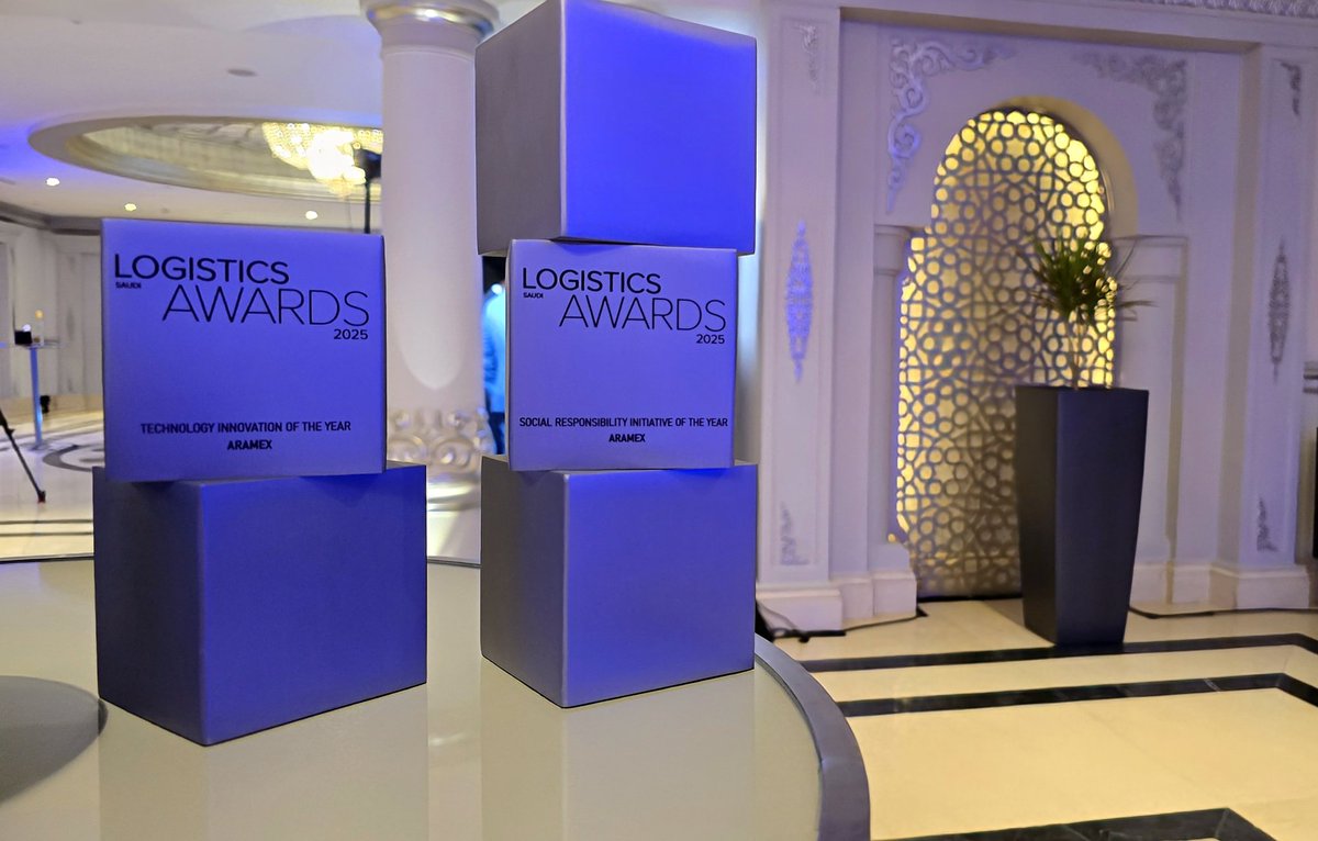 يسعدنا أن نشارككم فوز #أرامكس في حفل جوائز لوجستيات الشرق الأوسط 2025 في السعودية.

🏆 جائزة مبادرة المسؤولية الاجتماعية للعام
👏 إشادة: الابتكار التقني للعام

هذا التكريم يعكس التزامنا بإحداث أثر حقيقي، من دعم المجتمع إلى تطوير الحلول اللوجستية الذكية.