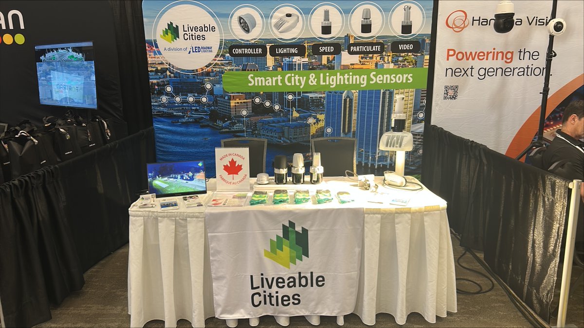 We’re live at #ITSCanada2025 in Ottawa! 🚦
Stop by Booth 11 to connect with Liveable Cities and chat with Adam Chaffey about smart lighting, mobility, and connected infrastructure.

Let’s build safer, smarter cities together. 💡🌆
#SmartCities #Booth11 #UrbanInnovation