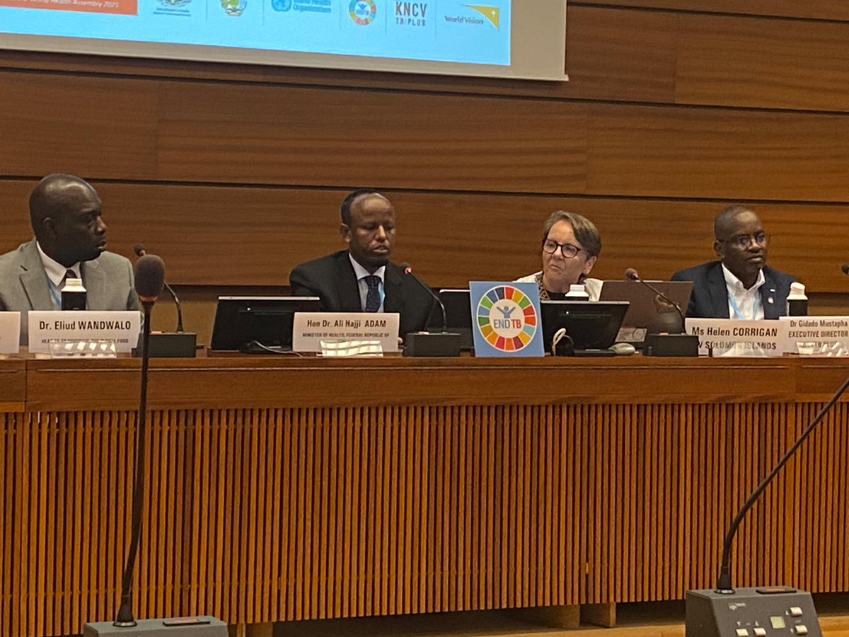 shoopo (@olashoopo) on Twitter photo "We cannot succeed in isolation ..... No community should be left behind, left unreachable. No patient left untreated." - Hon. Dr. Ali Hajji Adam, Hon. Minister <a href="/MoH_Somalia/">Ministry of Health- Somalia</a> <a href="/WorldVisionUK/">World Vision UK</a> <a href="/WVSomalia/">WV Somali</a> <a href="/WorldVision/">World Vision</a> <a href="/WHO/">World Health Organization (WHO)</a> <a href="/GlobalFund/">The Global Fund</a> <a href="/WorldVisionSI/">World Vision SI</a> <a href="/BRACworld/">BRAC</a> #WHA78 #TBinFCAS "We cannot succeed in isolation ..... No community should be left behind, left unreachable. No patient left untreated." - Hon. Dr. Ali Hajji Adam, Hon. Minister <a href="/MoH_Somalia/">Ministry of Health- Somalia</a> <a href="/WorldVisionUK/">World Vision UK</a> <a href="/WVSomalia/">WV Somali</a> <a href="/WorldVision/">World Vision</a> <a href="/WHO/">World Health Organization (WHO)</a> <a href="/GlobalFund/">The Global Fund</a> <a href="/WorldVisionSI/">World Vision SI</a> <a href="/BRACworld/">BRAC</a> #WHA78 #TBinFCAS