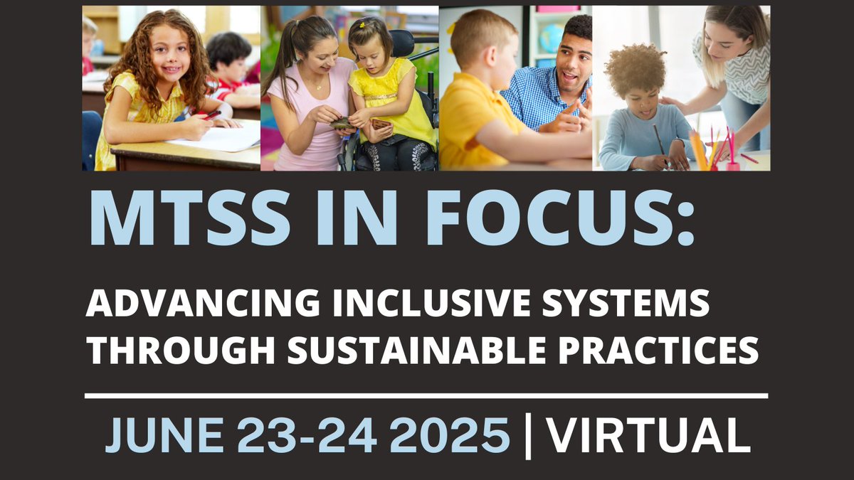 MCIULearns's tweet image. Join us June 23–24 for MTSS in Focus: Advancing Inclusive Systems Through Sustainable Practices, @MCIU’s 4th annual virtual MTSS conference!

✨ Event brochure is now live! 

🗓️ Register by June 15: learn.mciu.org/mtss25/

#MTSS2025  #MCIULearns #StudentSupport #MTSSInFocus