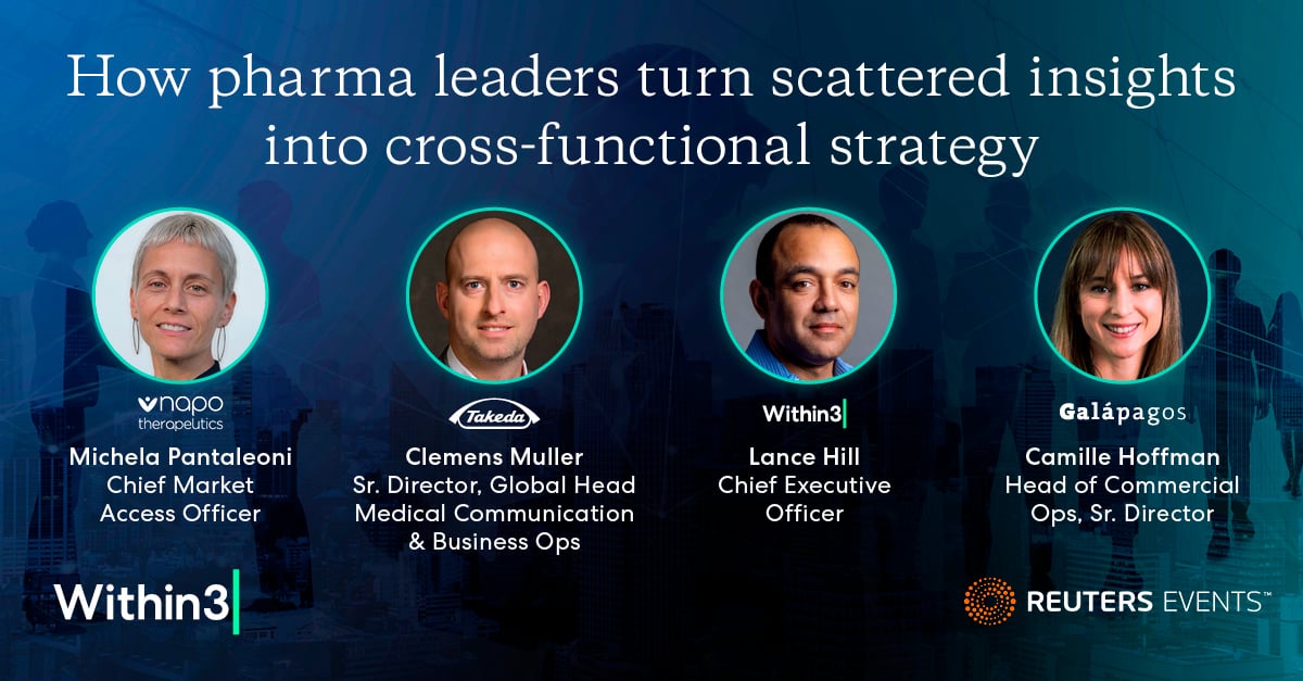 How do #pharma leaders turn scattered insights into strategy?

At #ReutersEU, execs from Galapagos, Napo, Takeda &amp; <a href="/Within3/">Within3</a> shared how they’re connecting the dots across teams, tech &amp; timelines.

💡 Key takeaways: hubs.la/Q03nQHHX0

#MedicalAffairs #AI #LifeSciences